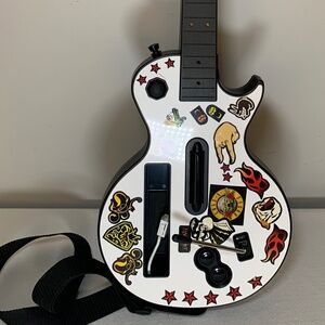 Nintendo Wii Guitar Hero Les Paul Wireless Controller White/Black